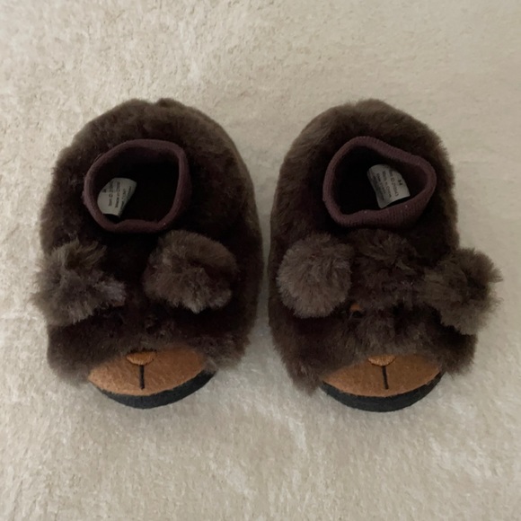 L.L. Bean Other - L.L.Bean Toddler Bear Slippers Size 3-4